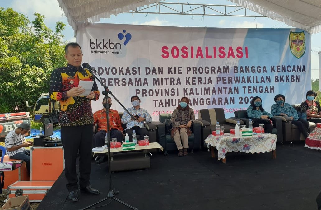 BUPATI GUNUNG MAS BUKA SOSIALISASI ADVOKASI DAN KIE PROGRAM BANGGA KENCANA BERSAMA MITRA KERJA PERWAKILAN BKKBN PROV.KALTENG