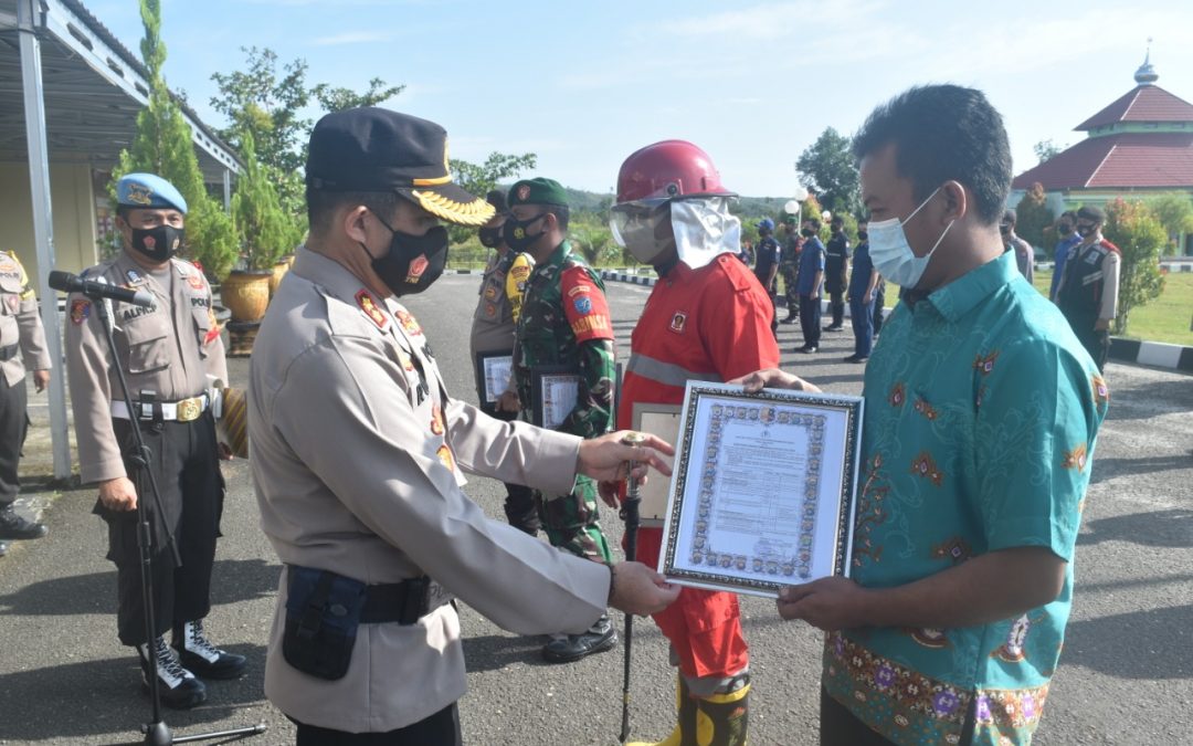 Polres Gumas Gelar Apel Pencanangan Maklumat Kapolda Kalimantan Tengah