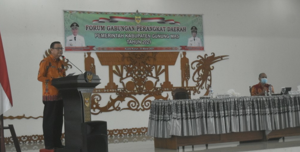 Sekda Gumas : Hasil Musrenbang RKPD Dari 12 Kecamatan Terdapat  398 Usulan Yang di Bahas di Forgab Perangkat Daerah