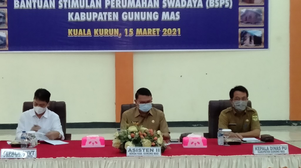 Alokasi BSPS Kabupaten Gumas, 75 Unit  Untuk Dua Desa