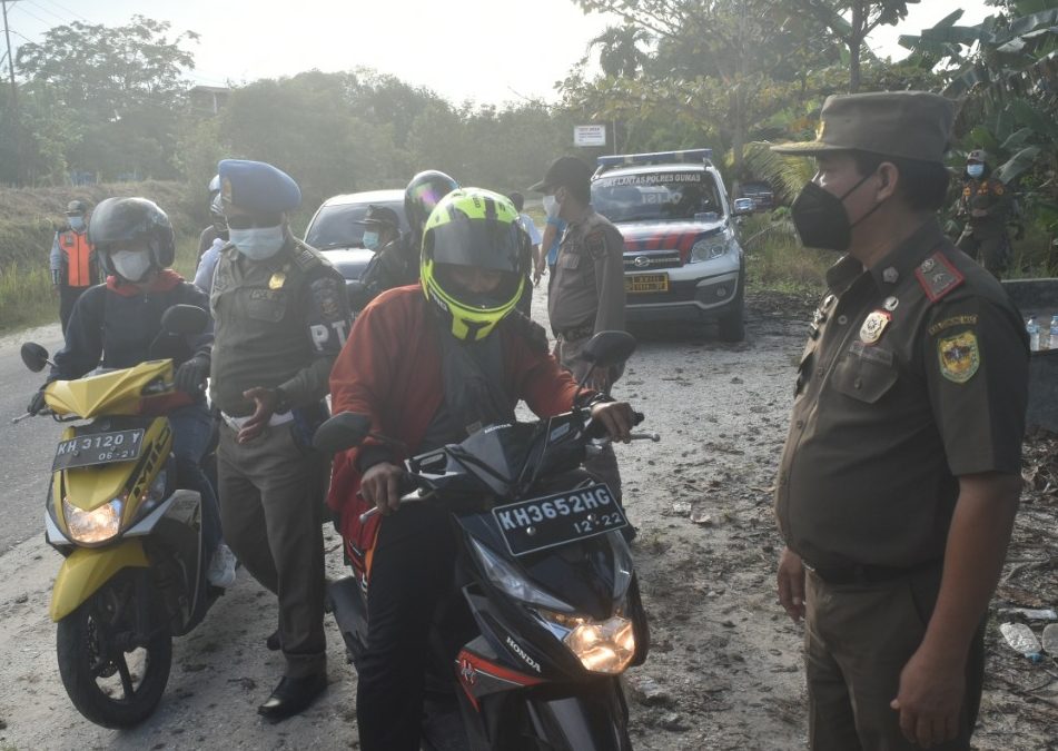 Terjaring Razia, 12 ASN dan PTT  Tidak Kantongi Surat Izin Bepergian Keluar Kota