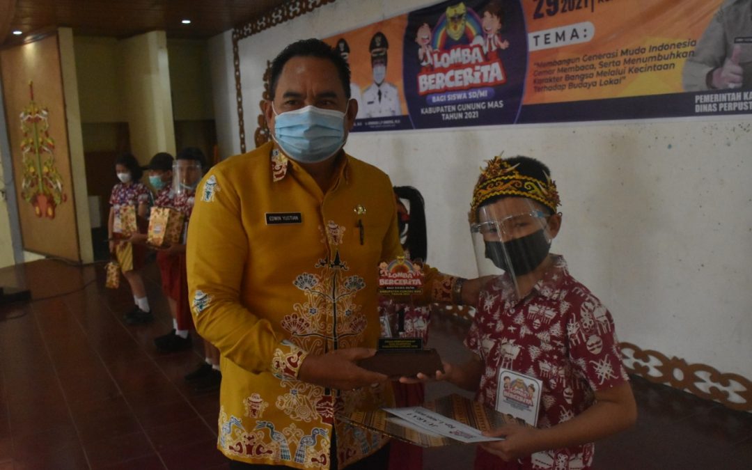Juara Lomba Bercerita Tingkat SD di Gumas, Akan Dikirim ke Provinsi