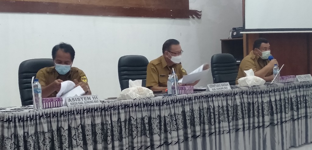 Realisasi PAD Gumas Triwulan I Mencapai 72,22 %