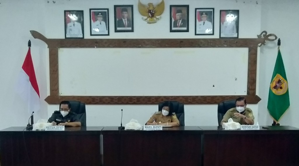 Satgas Lakukan Rapat Koordinasi Cegah Peningkatan Kasus Terkonfirmasi Positif Covid 19 di Gumas