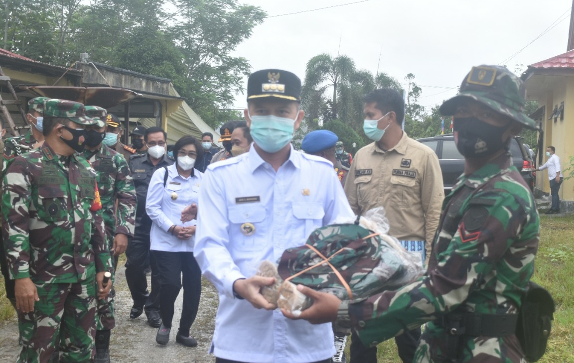 Bupati Gumas Resmikan TNI Manunggal Membangun Desa di Kampuri