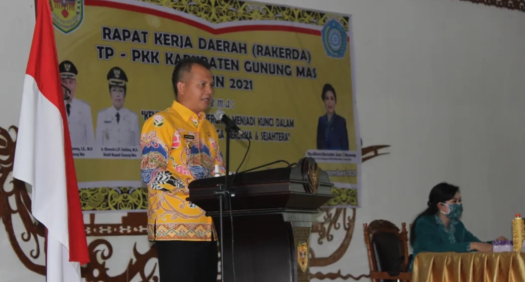 Bupati Gumas Buka Rakerda Tim penggerak PKK