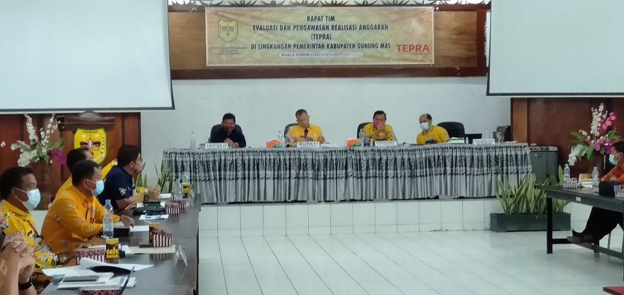 Bupati Gumas Ingatkan Perangkat Daerah, Selalu Efektif Dalam Penggunaan Anggaran