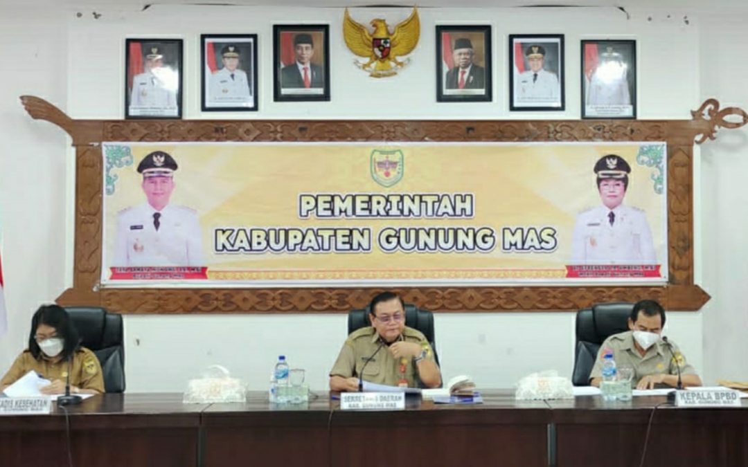 Pemkab Gumas Percepat Langkah Pelaksanaan Vaksinasi