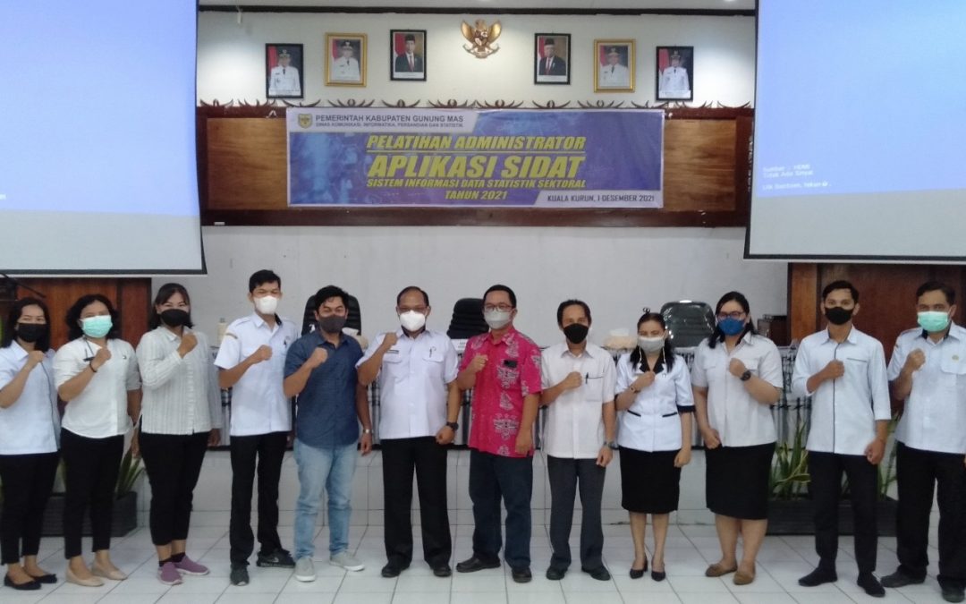 Dinas Kominfosantik Gumas Gelar Pelatihan Administrator Aplikasi Sidat