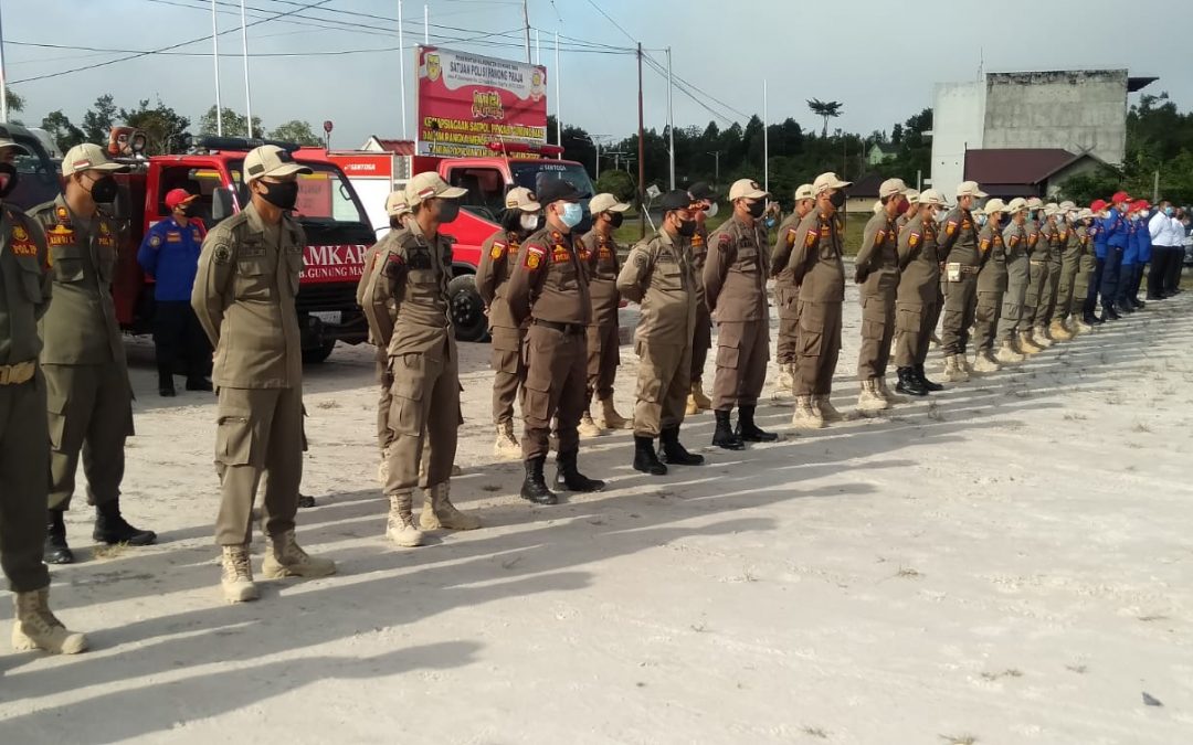 Apel Kesiapsiagaan Satpol PP dan Satlinmas dalam Pencegahan dan Pengendalian Covid-19 Menjelang Nataru