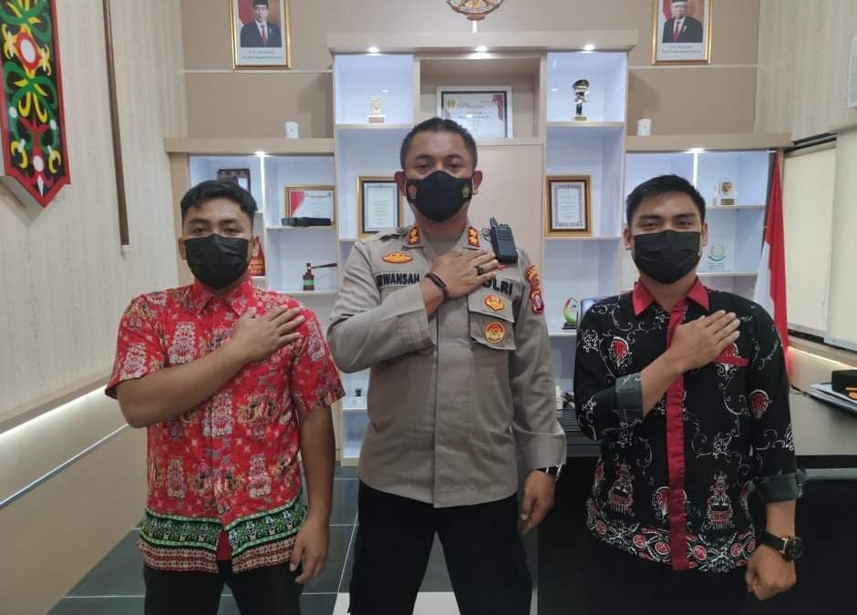 Pengurus Keppma Periode 2021-2023 Jalin Silaturahmi ke Kapolres Gunung Mas