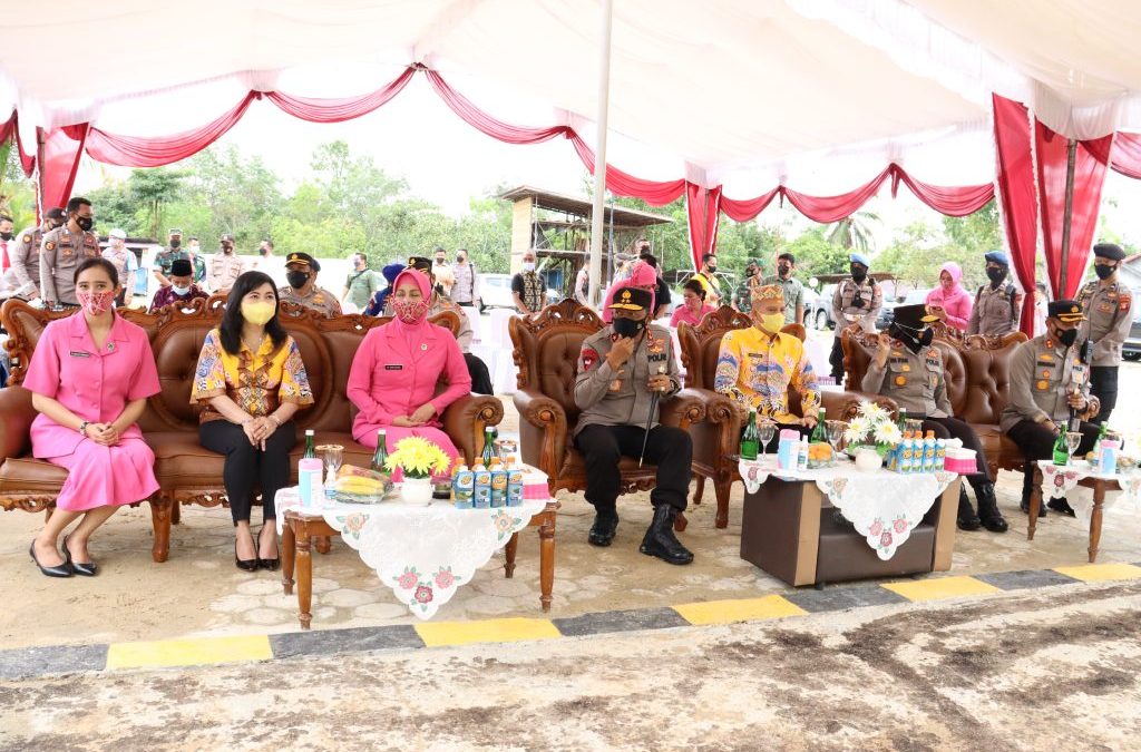 Bupati Gumas Hadiri Peresmian Mapolsek Kecamatan Kurun
