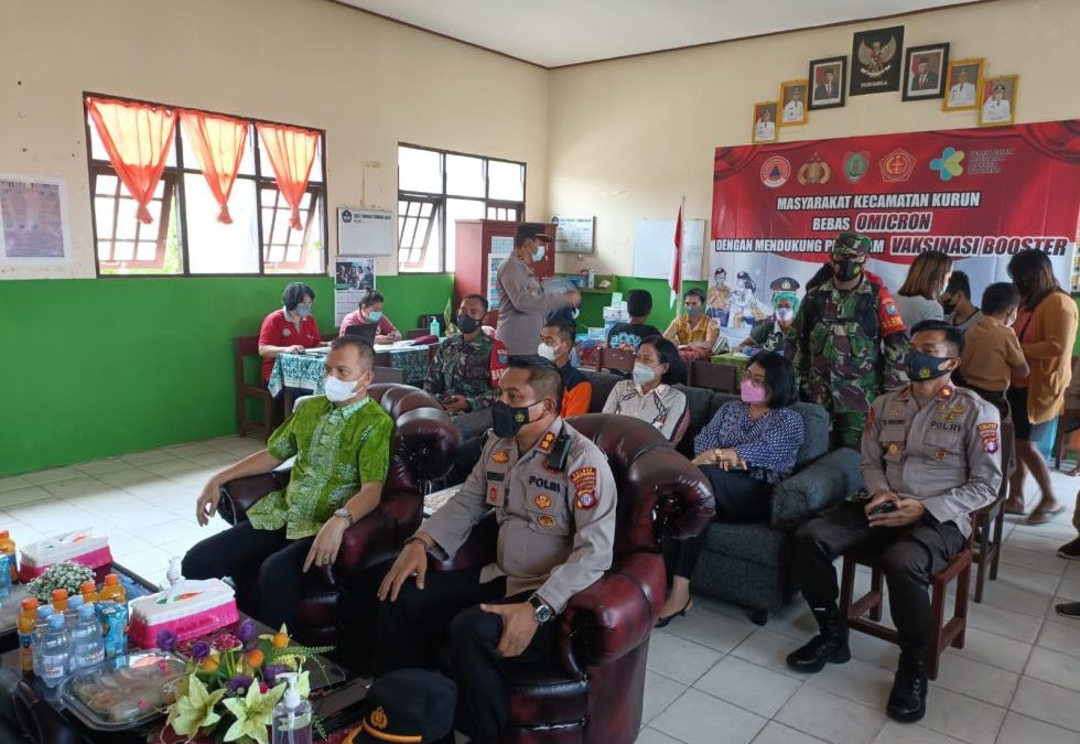 Bupati Gumas Tinjau Vaksinasi SDN 3 Tampang Tumbang Anjir