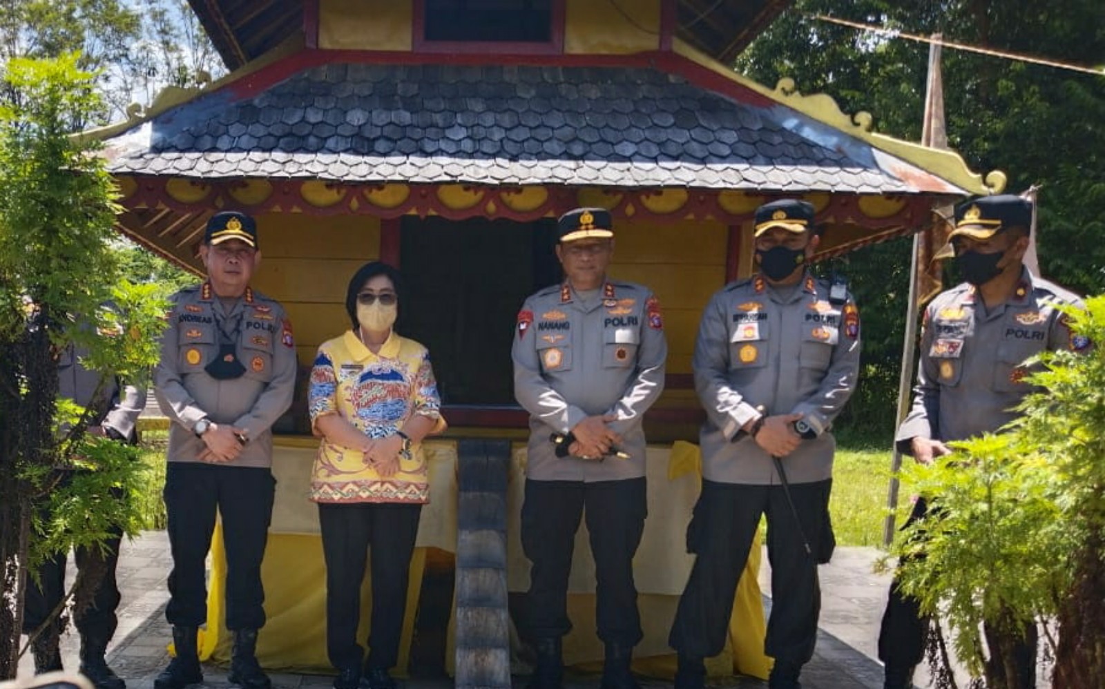 Kapolda Kalteng Kunjungi Situs Budaya di Kecamatan Tewah