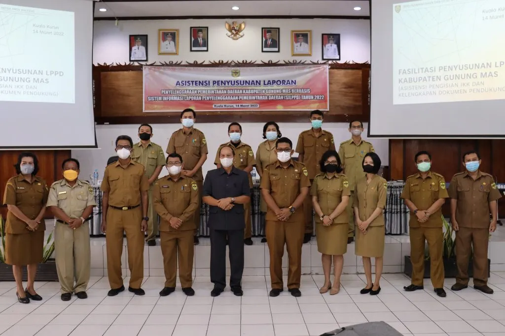 Pemkab Gumas Gelar LPPD Berbasis SILPPD Tahun 2022.