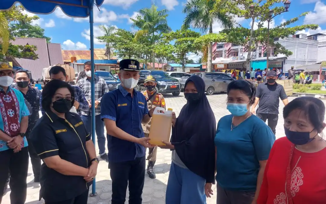 Pemkab Gumas gelar Operasi Pasar Khusus Minyak Goreng