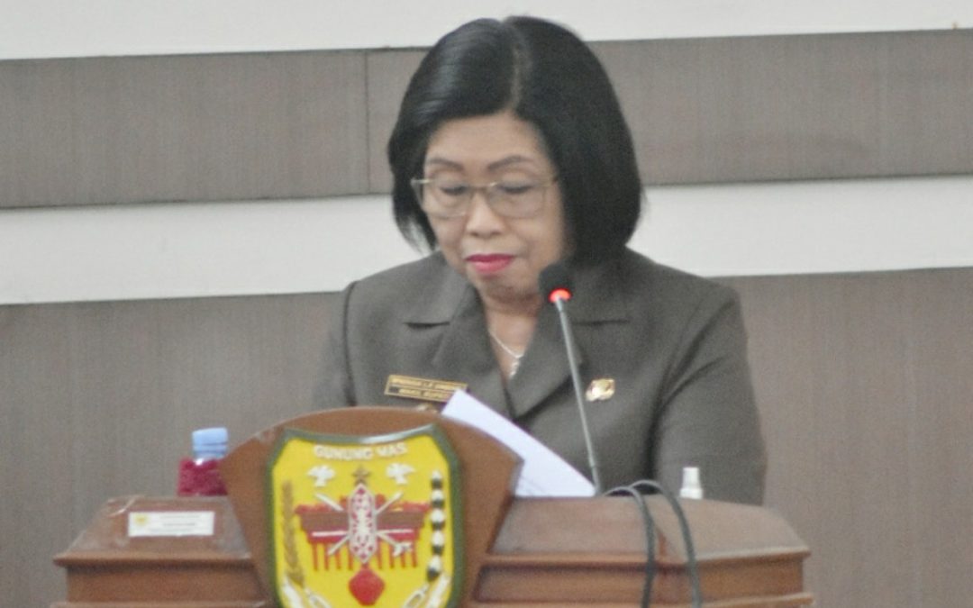Bupati Gumas Sampaikan Jawaban atas Pandangan Umum Fraksi-Fraksi  DPRD Gunung Mas