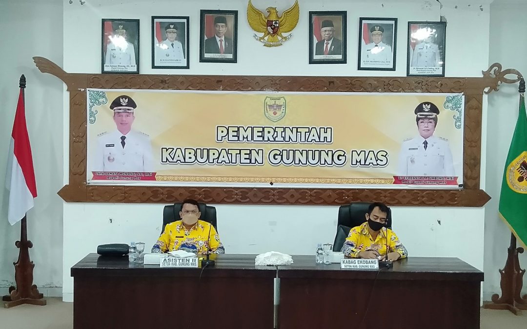 Pemkab Gumas Ikuti Rapat Penguatan Pembinaan, Pengawasan Pengelolaan BUMD Secara Berkala