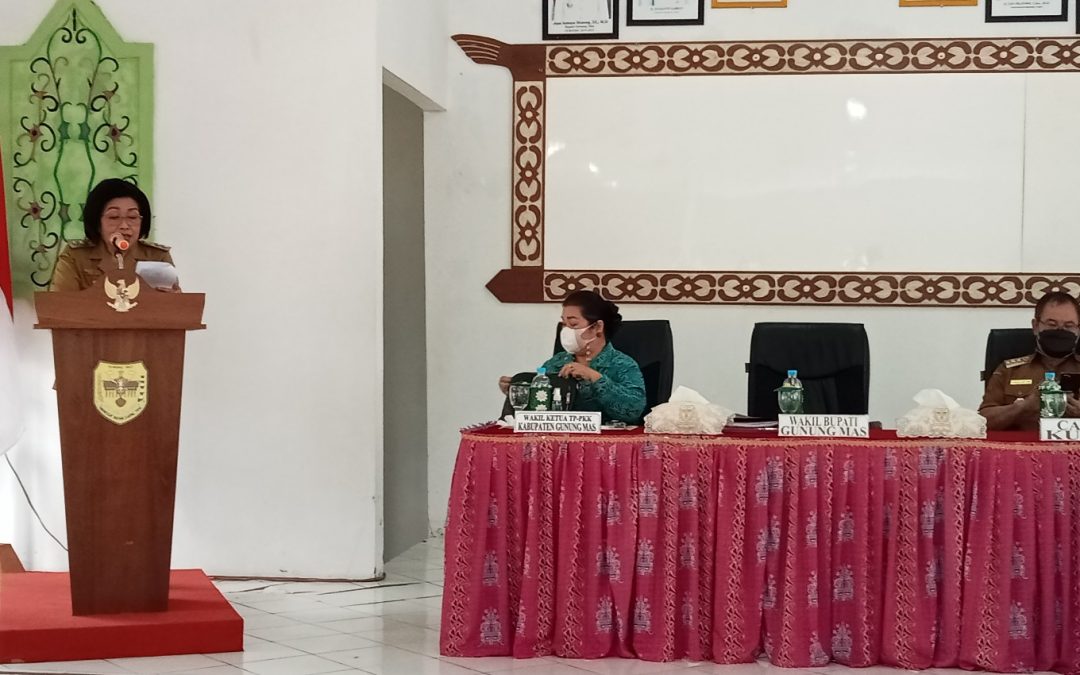 Wabup Gumas Buka Kegiatan Lokakarya Mini Stunting Tingkat Kecamatan