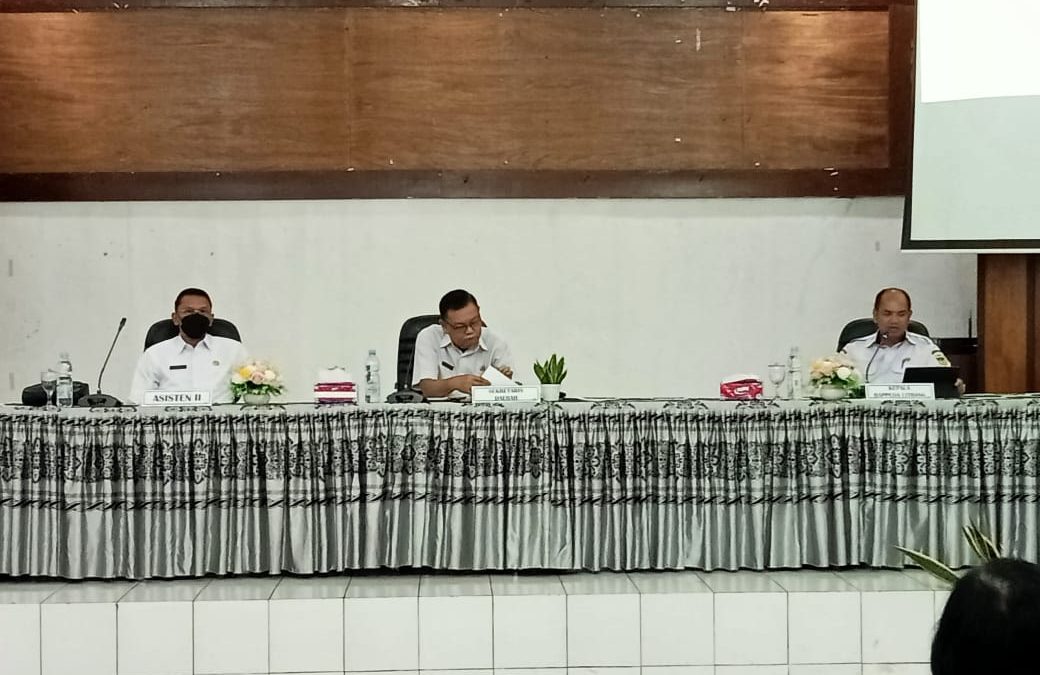 Sekda Gumas Pimpin Rapat TAPD, ini katanya…!