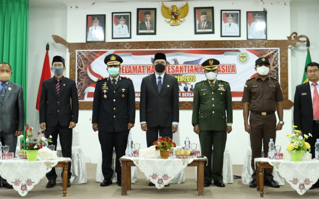 Pemkab Gumas Melaksanakan Upacara Peringatan Hari Kesaktian Pancasila