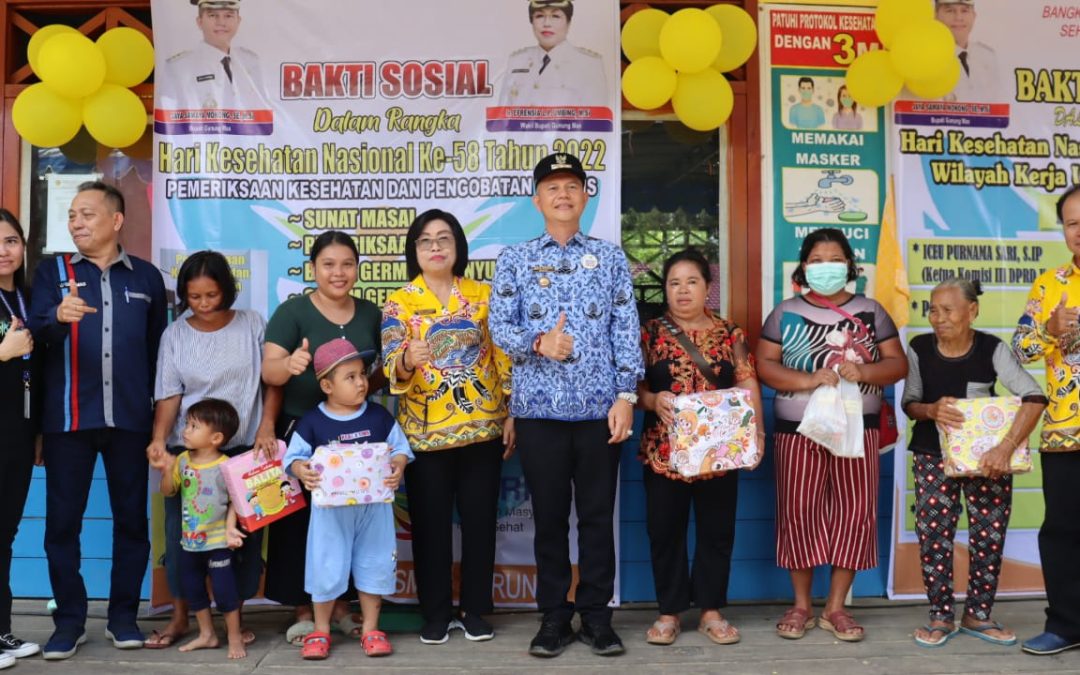 UPT. Puskesmas Kurun Gelar kegiatan Pelayanan Kesehatan Massal di Desa Tumbang Tumbirah