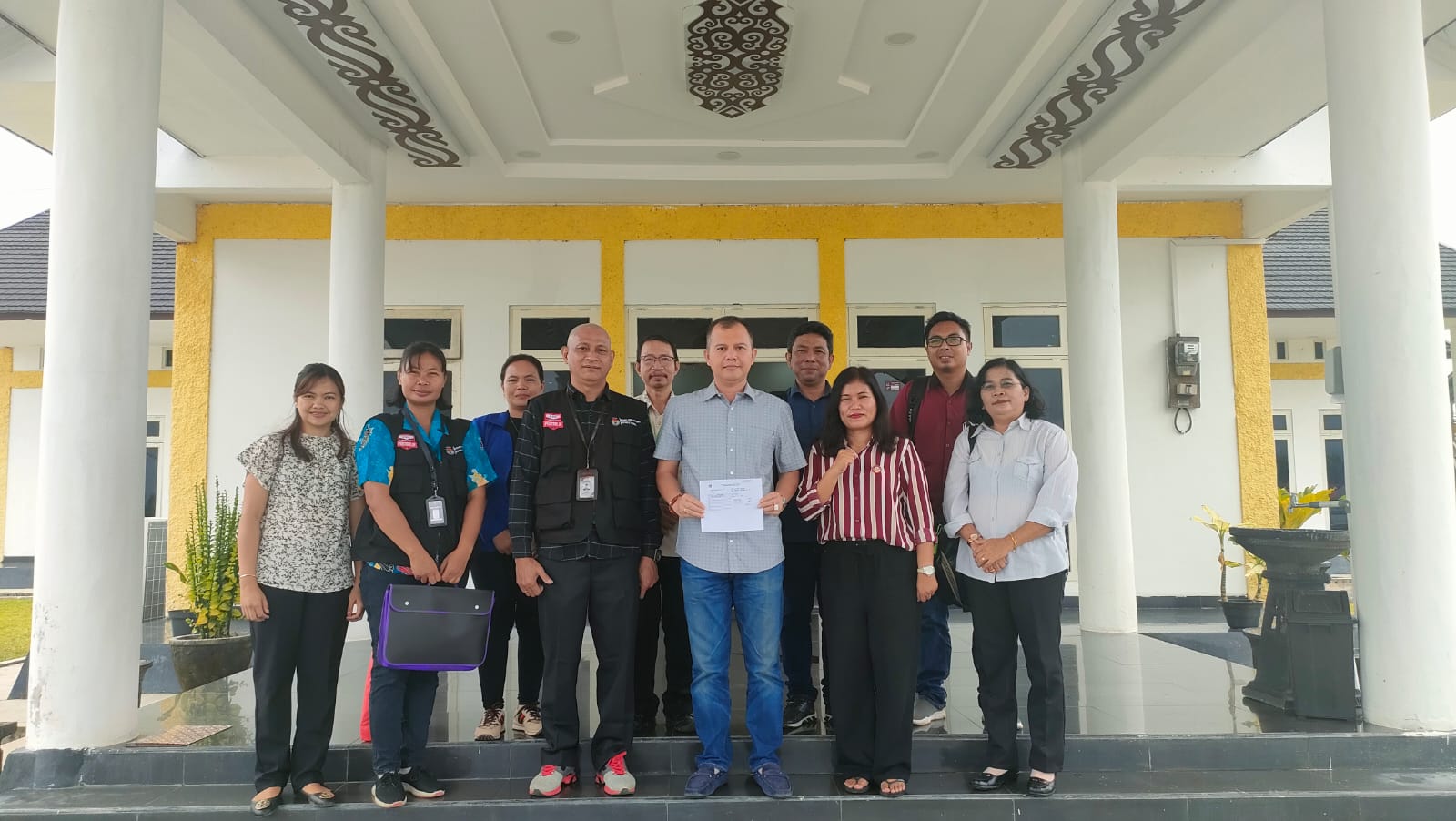 Bupati Gumas Terima Kunjungan Pantarlih untuk dilakukan Coklit