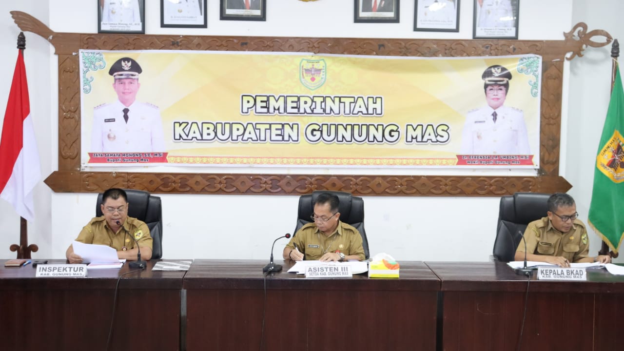 Pemkab Gumas Gelar Rapat Koordinasi MCP KPK