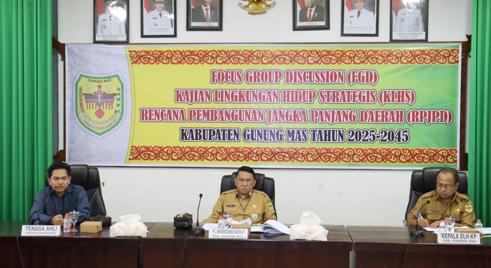 Pemkab Gumas Gelar FGD Penentuan Isu Strategis KLHS RPJPD