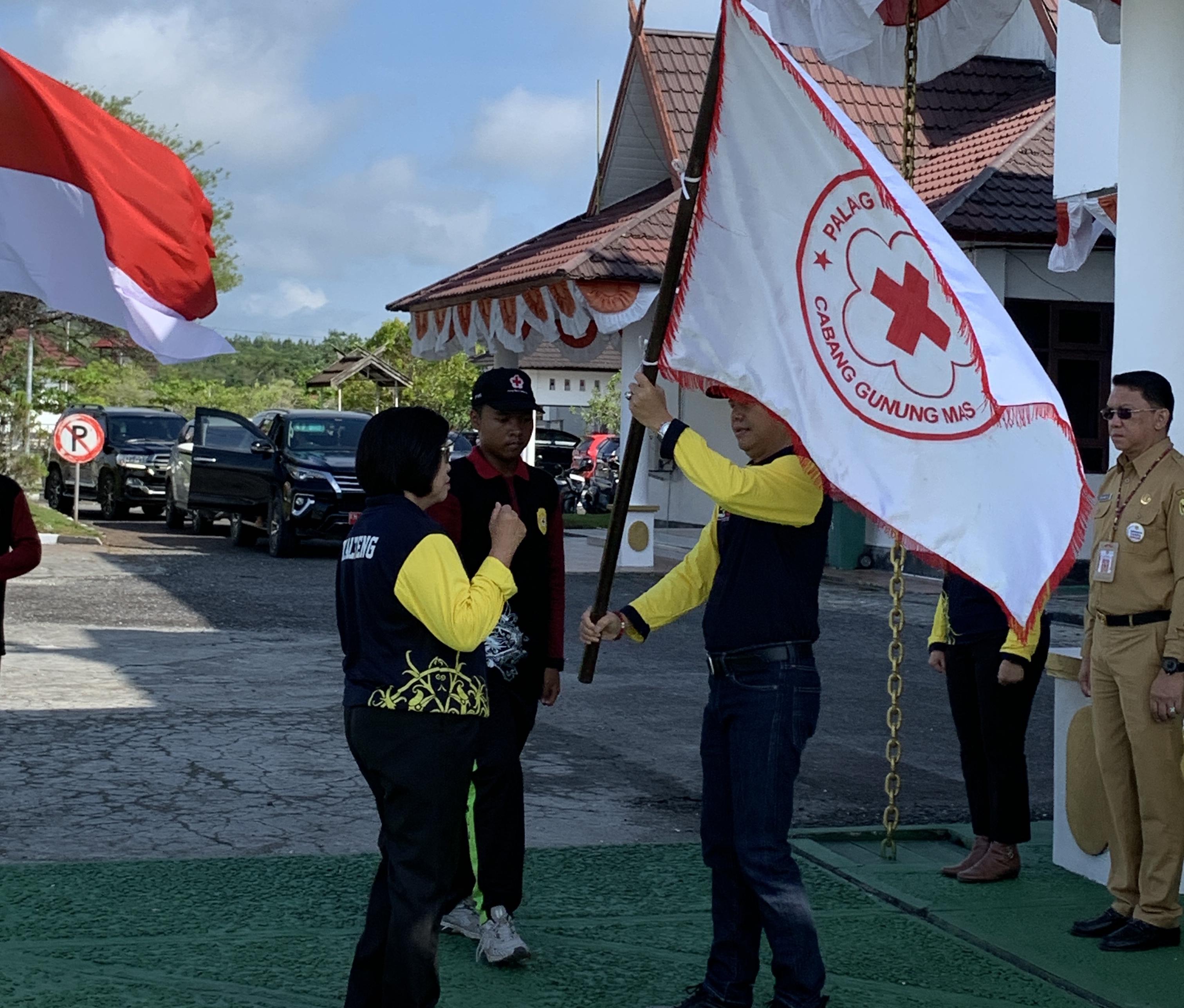 Bupati Gumas Lepas Kontingen Jumbara ke Provinsi Lampung