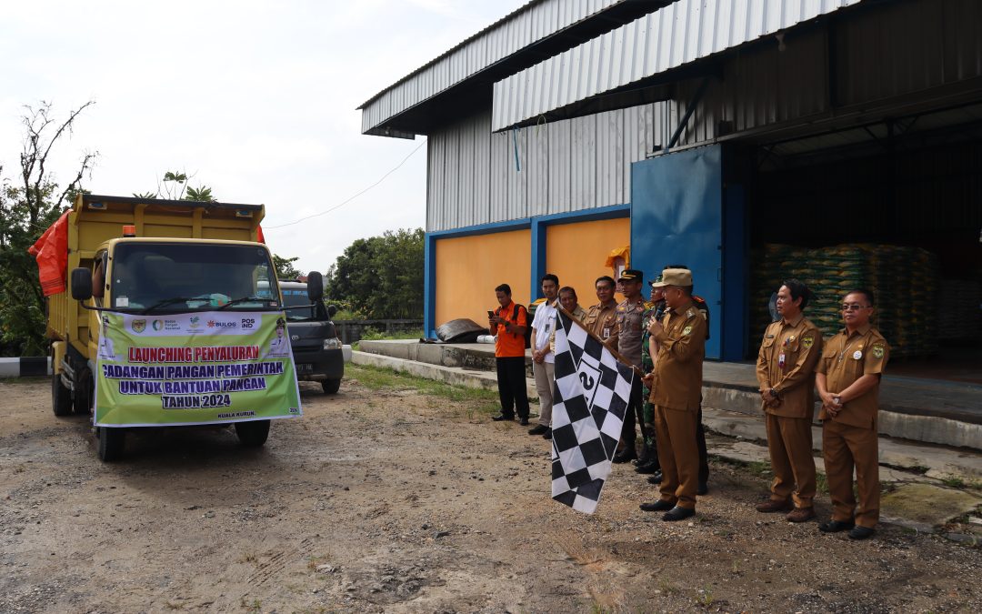 Bupati Gunung Mas Launching Penyaluran Cadangan Pangan Pemerintah (CPP) Tahun 2024