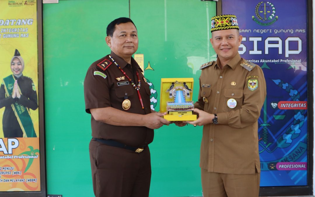 Bupati Gunung Mas Sambut Kunjungan Kerja Kajati Provinsi Kalimantan Tengah
