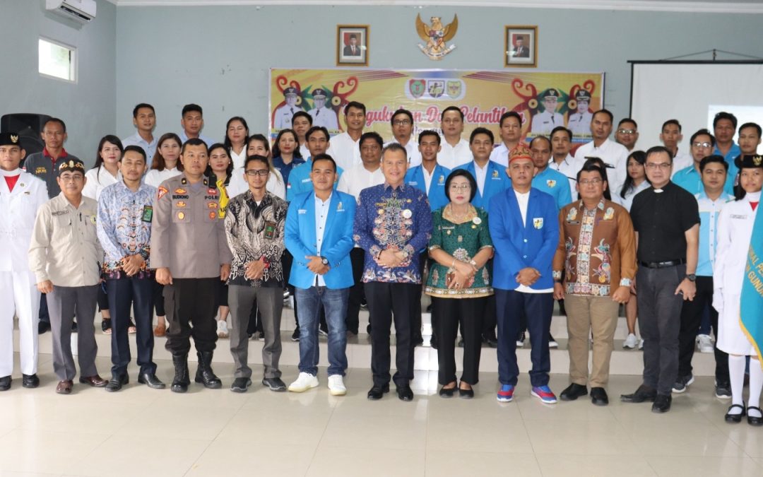 Bupati Gunung Mas Hadiri Pelantikan Pengurus DPD KNPI Kabupaten Gunung Mas