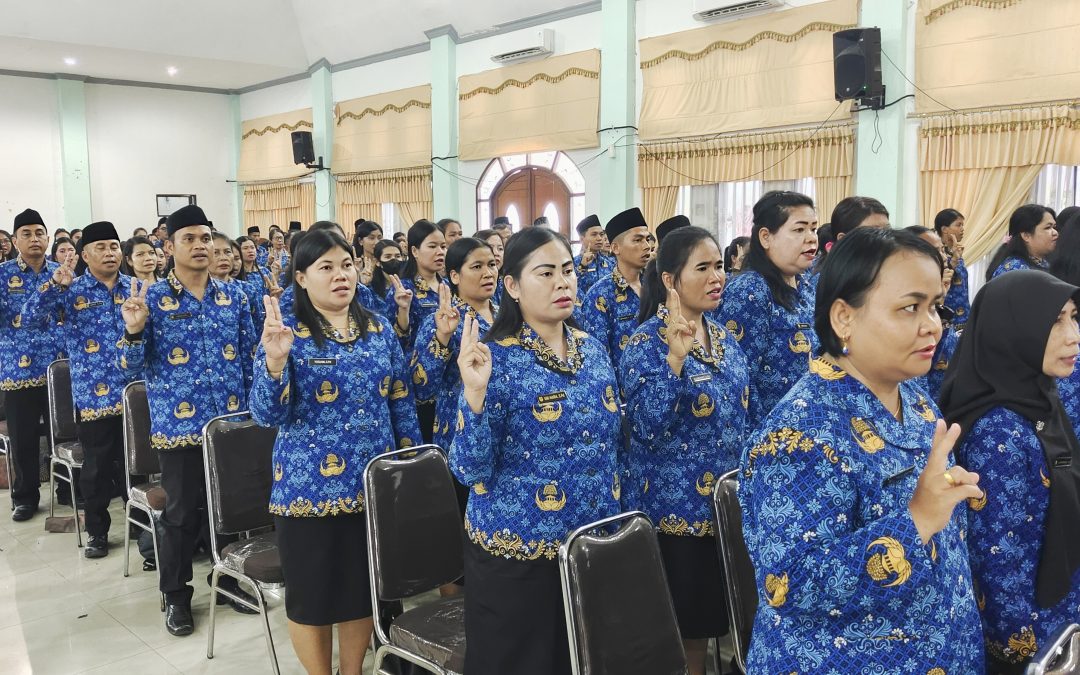 Ratusan PPPK Tenaga Guru Kabupaten Gunung Mas Telah Dilantik
