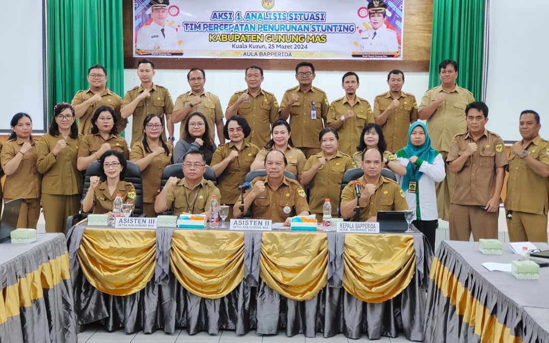 Pemkab Gumas Gelar Rapat Pelaksanaan Aksi 1 Analisis Situasi Tahun 2024