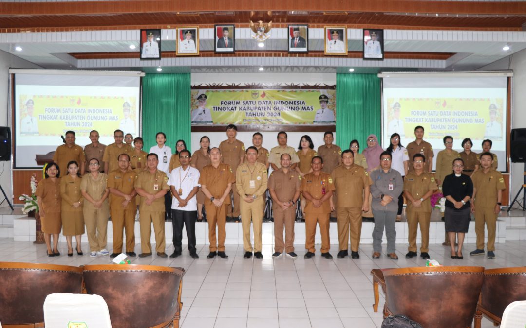 Sekda Gumas Buka Kegiatan Forum Satu Data Indonesia