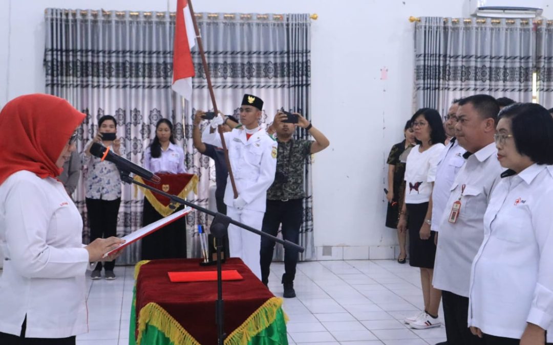 Pelantikan Dewan Kehormatan dan Pengurus PMI Kabupaten Gunung Mas Masa Bakti 2024-2029