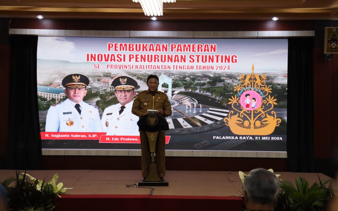 Pameran Inovasi Penurunan Stunting se- Prov. Kalteng Tahun 2024 Resmi Dibuka