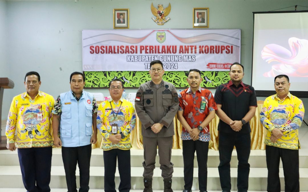 Pemkab Gumas Gelar Sosialisasi Perilaku Anti Korupsi Kab. Gumas Tahun 2024