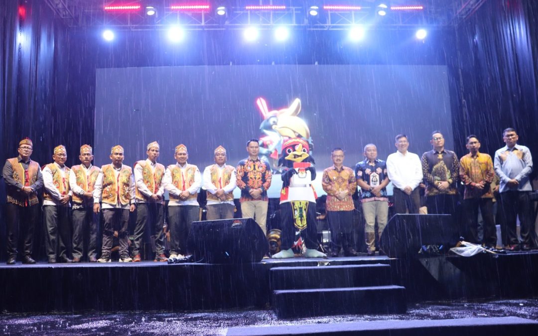 KPU Gumas Gelar Acara Pagelaran Seni dan Budaya, Peluncuran Pilkada Tahun 2024.