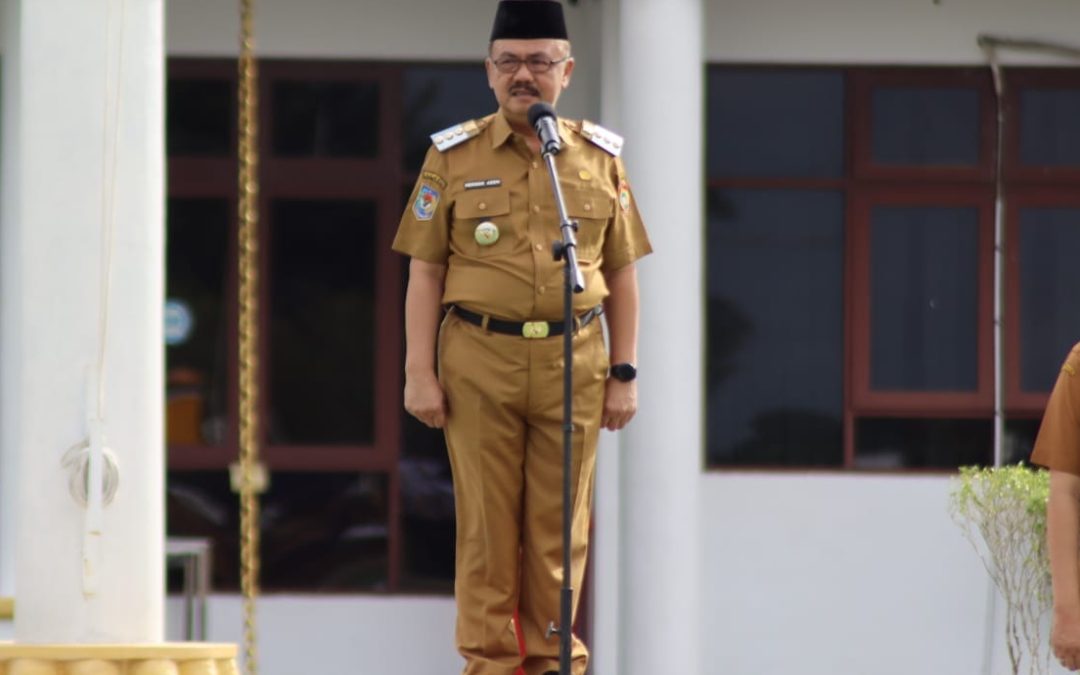 Pj. Bupati Gunung Mas Pimpin Apel Gabungan Seluruh ASN