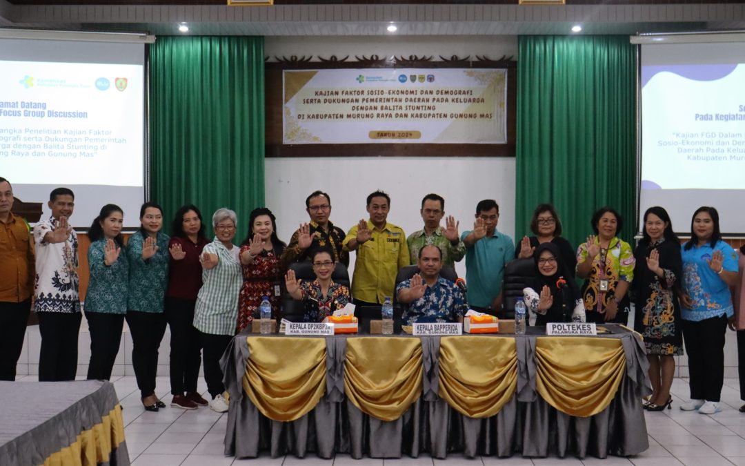 Pemkab Gumas Bekerja Sama dengan Poltekkes Palangka Raya Gelar Focus Group Discussion