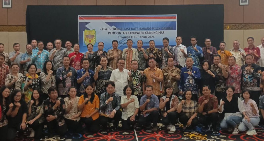 BKAD Gumas Selenggarakan Rekonsiliasi Data Barang Milik Daerah Triwulan III