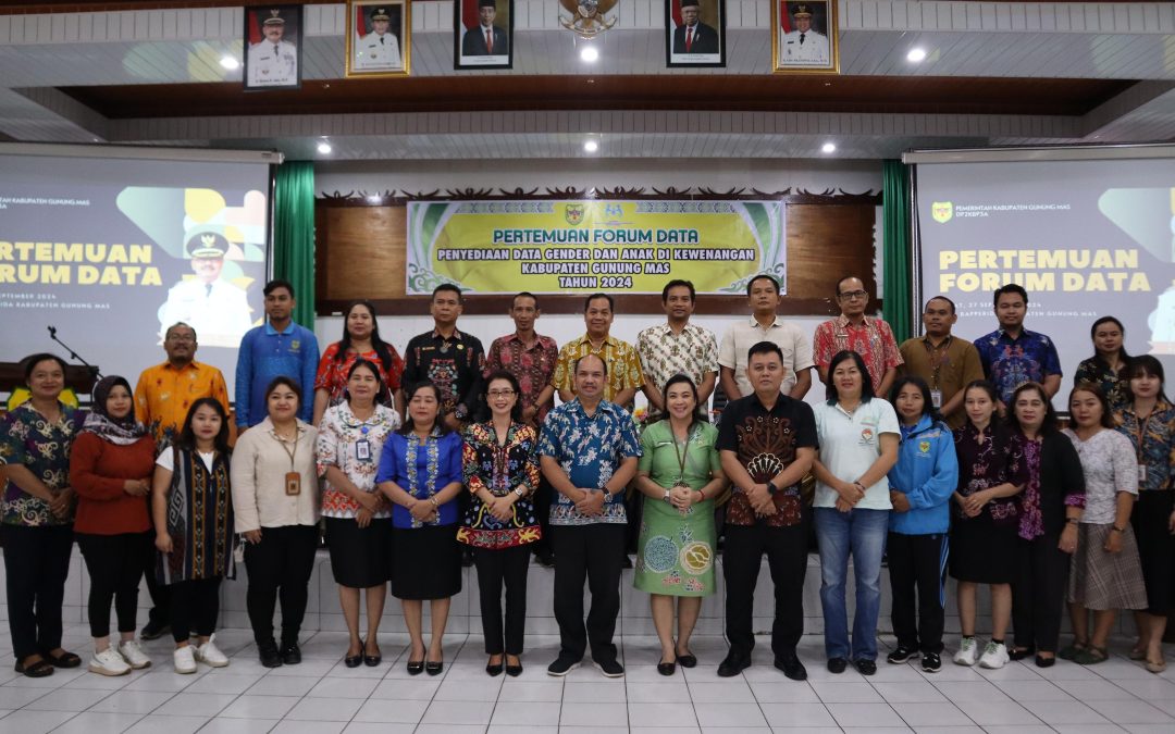 DP2KBP3A Gelar Pertemuan Forum Data Gender dan Anak tingkat Kab. Gumas.