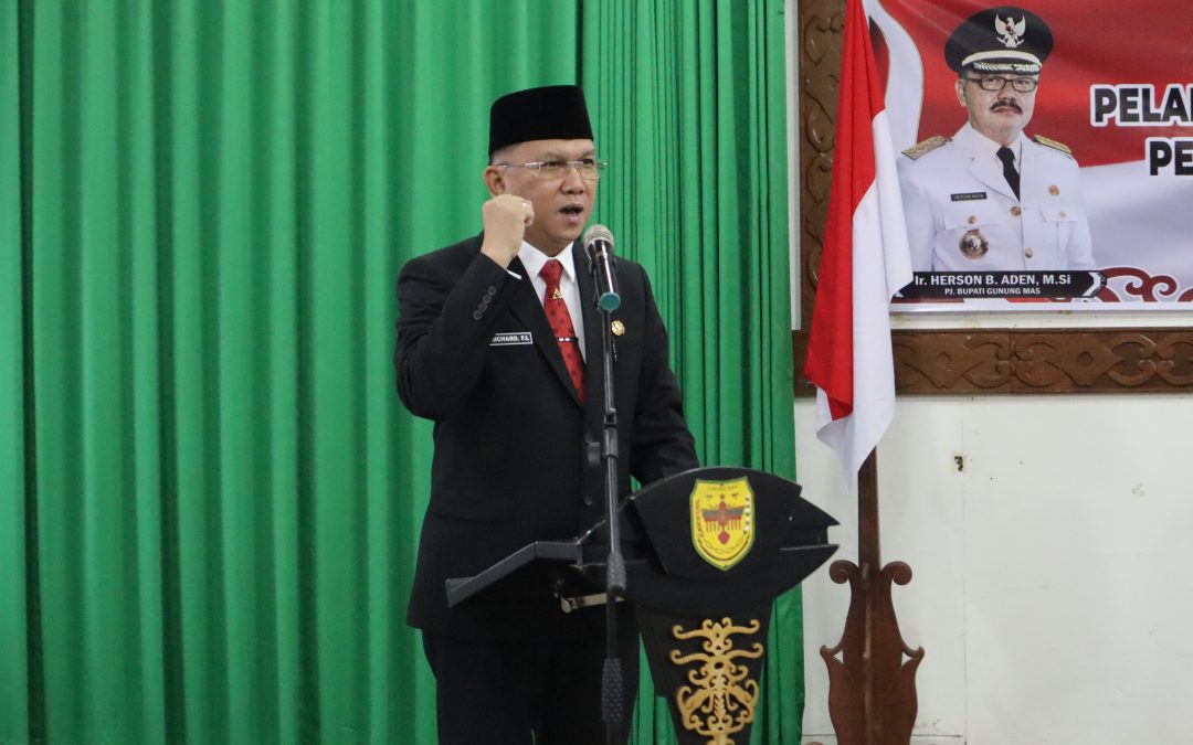 Sekda Gumas Lantik Jabatan Fungsional di Lingkup Pemkab Gumas