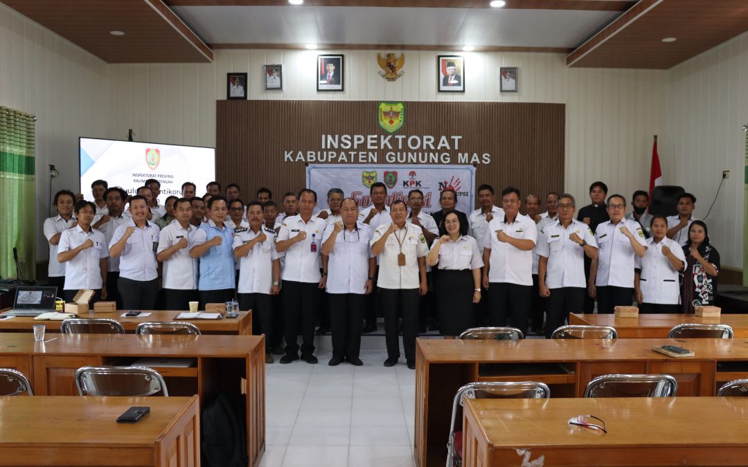 Tiga Desa Berprestasi dijadikan sebagai Desa Anti Korupsi di Kabupaten Gunung Mas