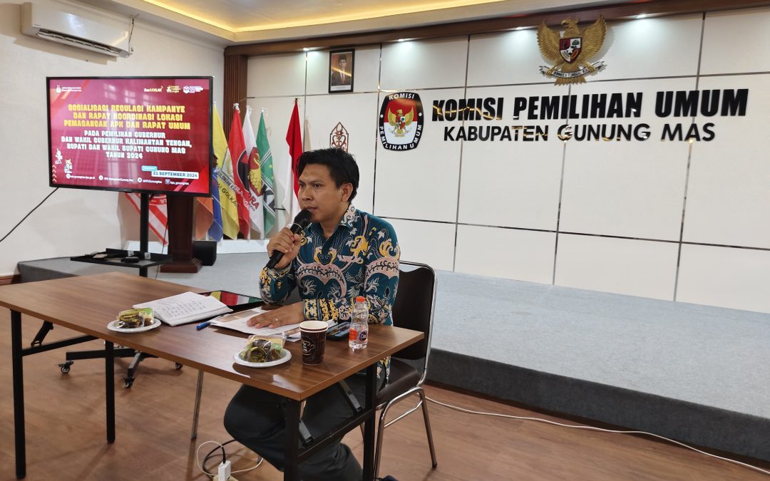 KPU Kab. Gumas Gelar Sosialisasi Kampanye dan Rapat Koordinasi Zonasi APK