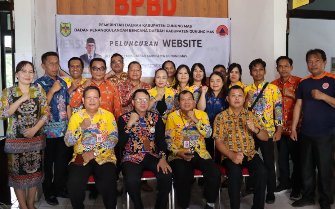 Website Penanggulangan Bencana Milik BPBD Gumas Resmi Diluncurkan