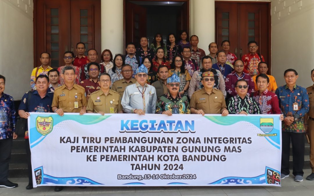 Pemkab Gumas Melakukan Kaji Tiru ke Pemkot Bandung