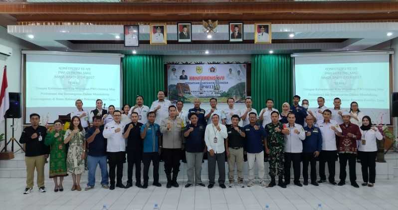 PWI Gumas Gelar Acara Konferensi PWI Kabupaten ke-VII